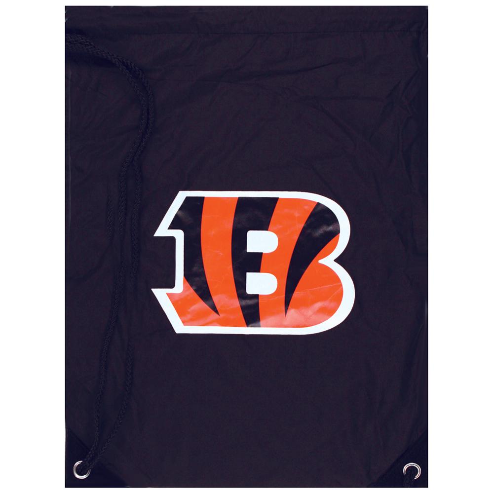 Cincinnati Bengals - Logo Nylon Backsack Backsacks Old Glory OS Black 