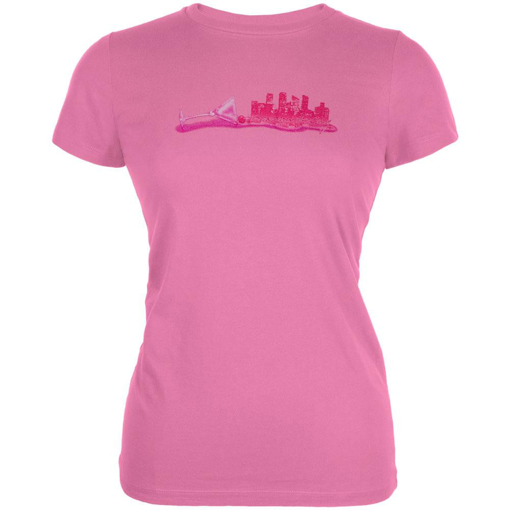 Sex And The City - Have A Cosmo Juniors T-Shirt Juniors T-Shirts Sex and the City LG Pink 