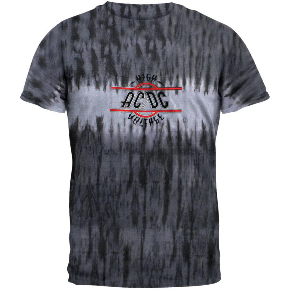 ac dc tie dye t shirt