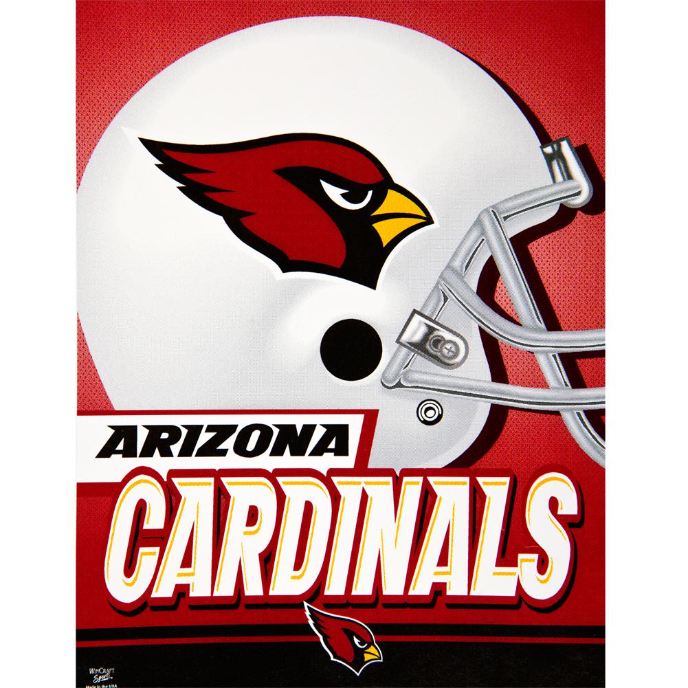 Arizona Cardinals - Helmet Vertical Flag Flags Old Glory OS Multicoloured 