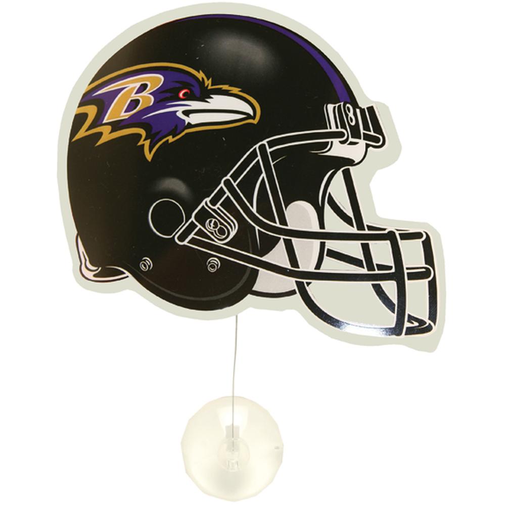 Baltimore Ravens - Helmet Fan Wave Fan Waves Old Glory OS Purple 