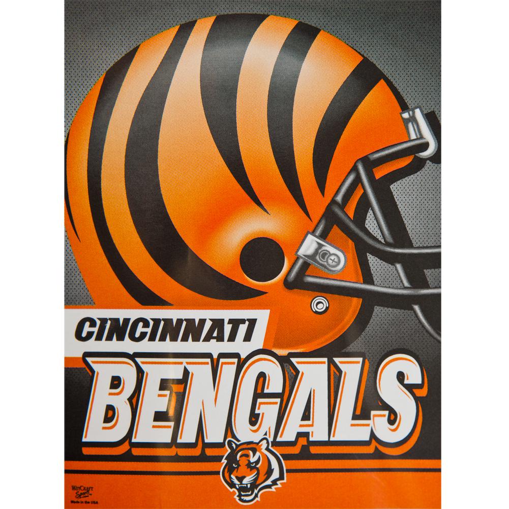 Cincinnati Bengals - Helmet Vertical Flag Flags Old Glory OS Multicoloured 