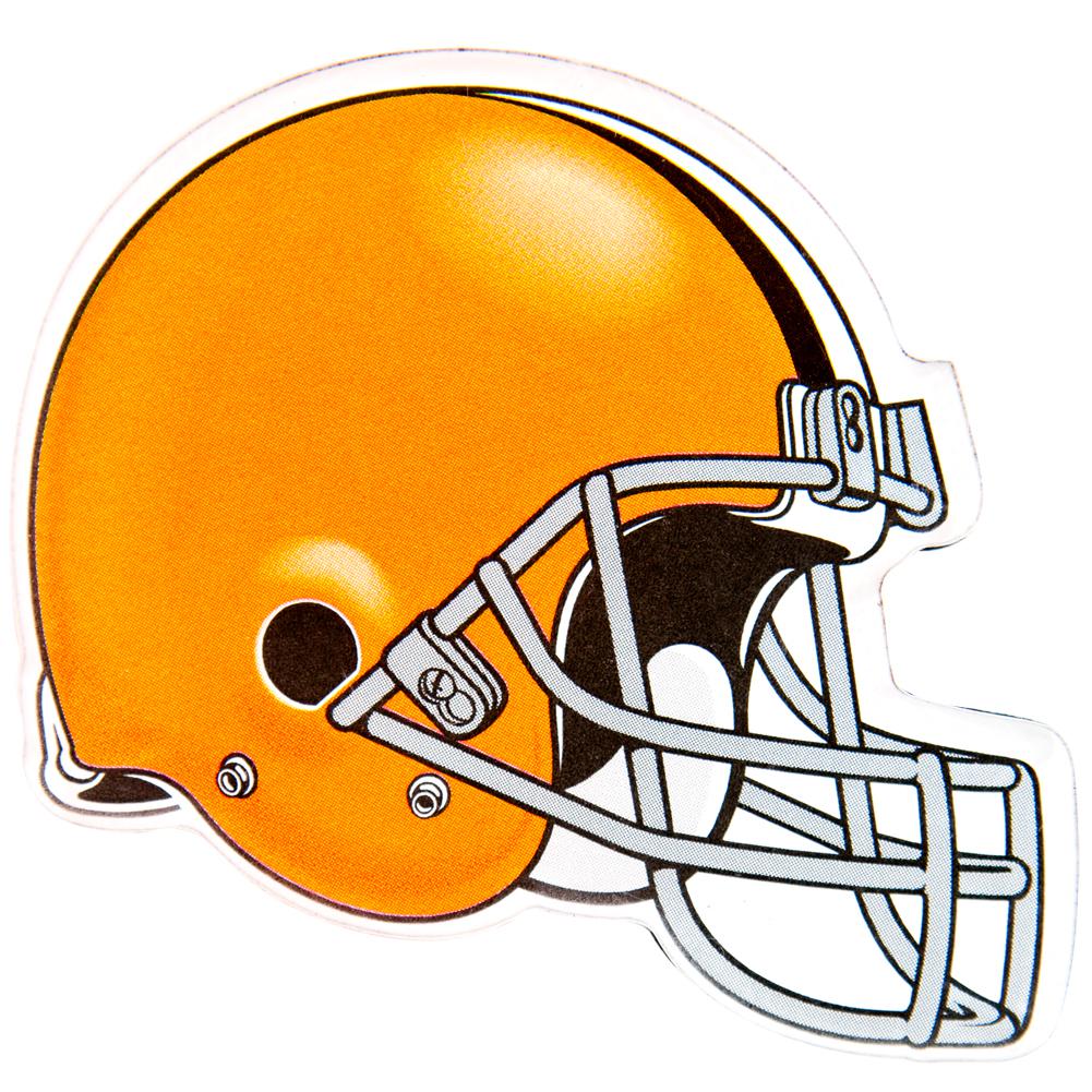 Cleveland Browns - Logo Acrylic Magnet Refrigerator Magnets Old Glory OS Yellow 