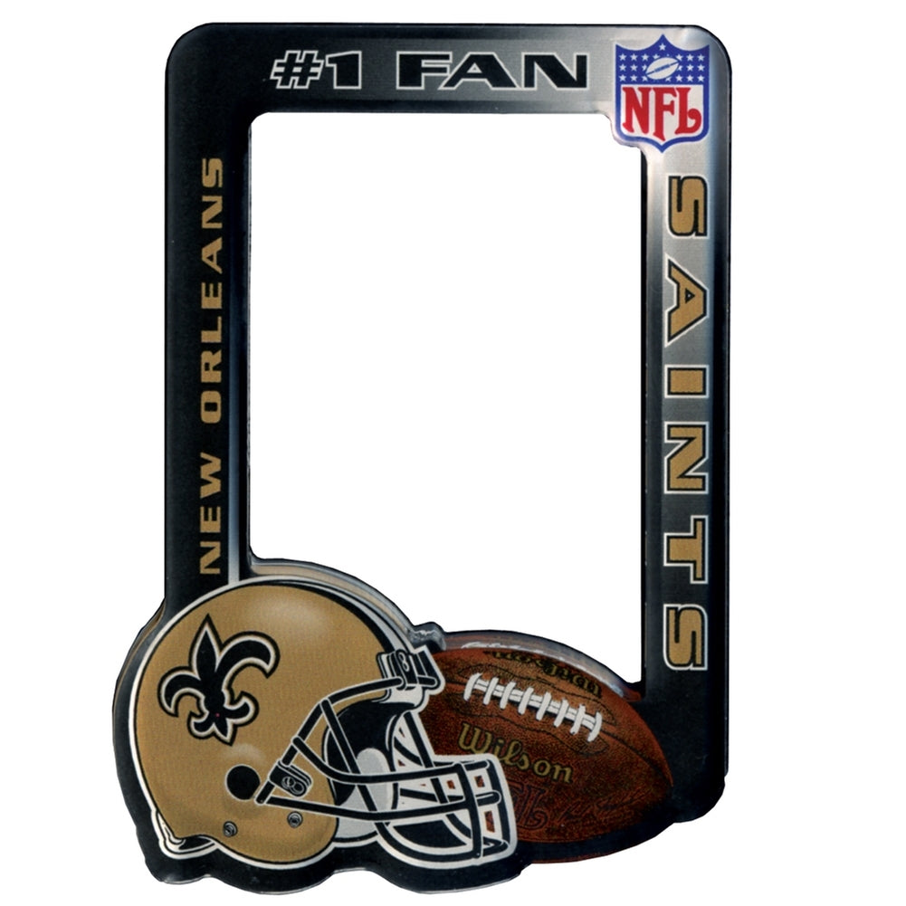 New Orleans Saints - #1 Fan Photo Frame Magnet Refrigerator Magnets Old Glory OS Multi 