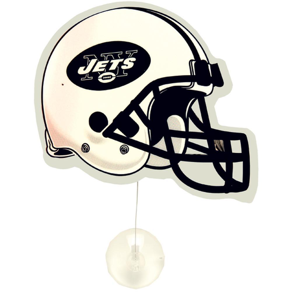 New York Jets - Helmet Fan Wave Fan Waves Old Glory OS White 