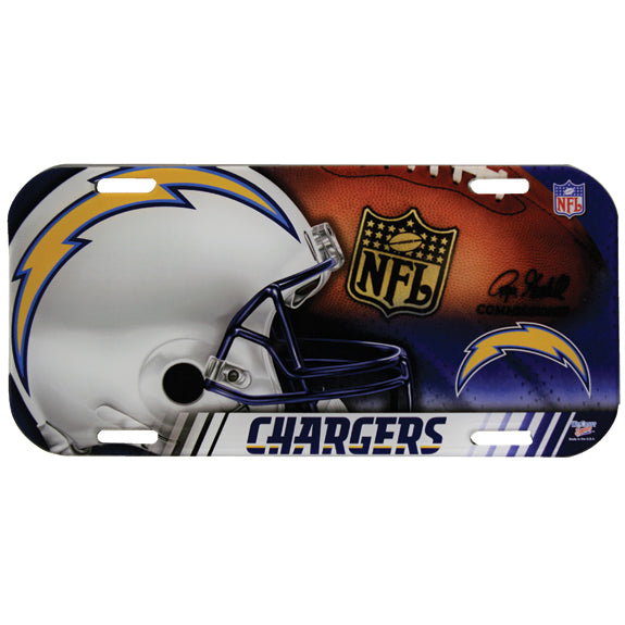 San Diego Chargers - Collage High Def License Plate License Plates San Diego Chargers OS Multi 