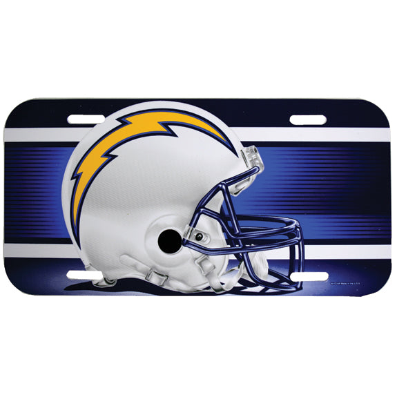 San Diego Chargers - Giant Helmet License Plate License Plates San Diego Chargers OS Multi 