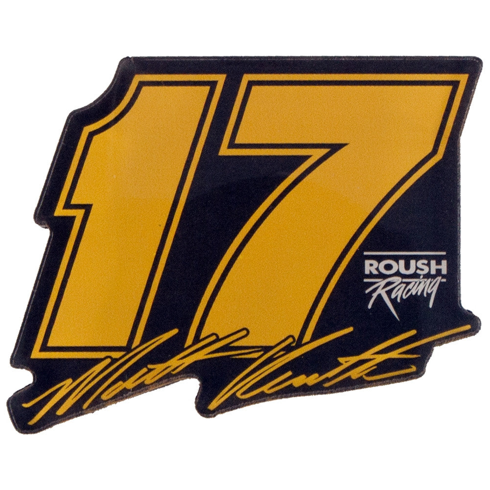 Matt Kenseth - 17 Signature Retro Acrylic Magnet Refrigerator Magnets Old Glory OS Black 