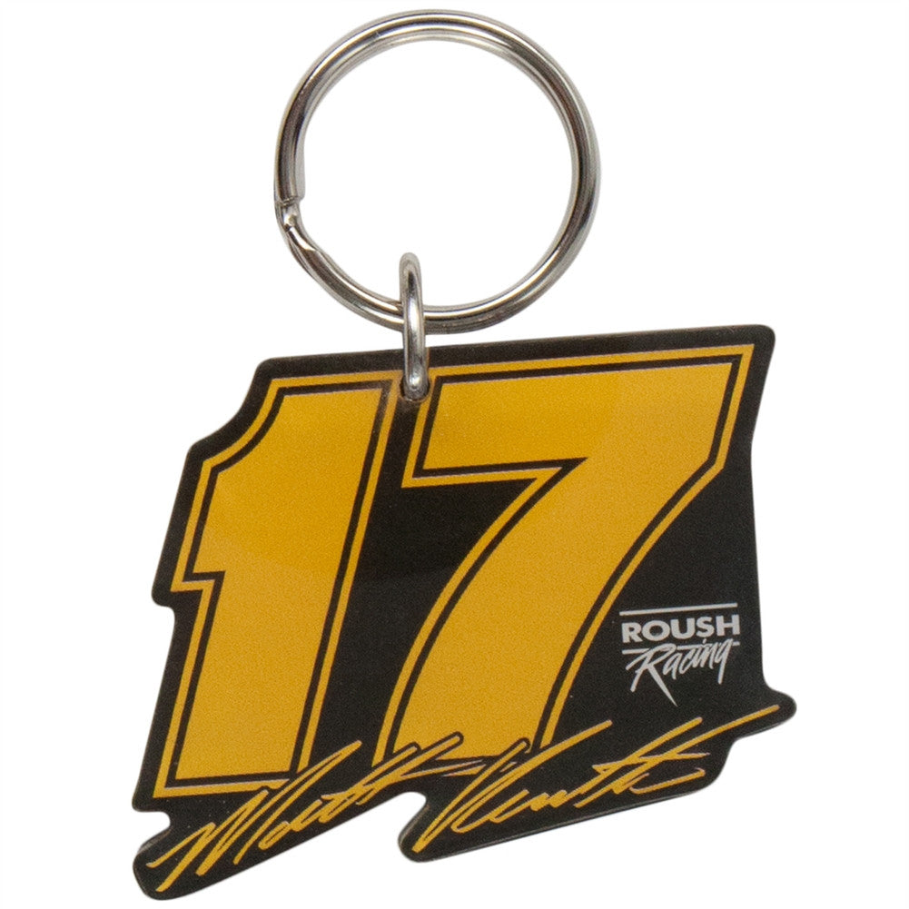 Matt Kenseth - 17 Signature Retro Acrylic Keychain Keychains Old Glory OS Black 