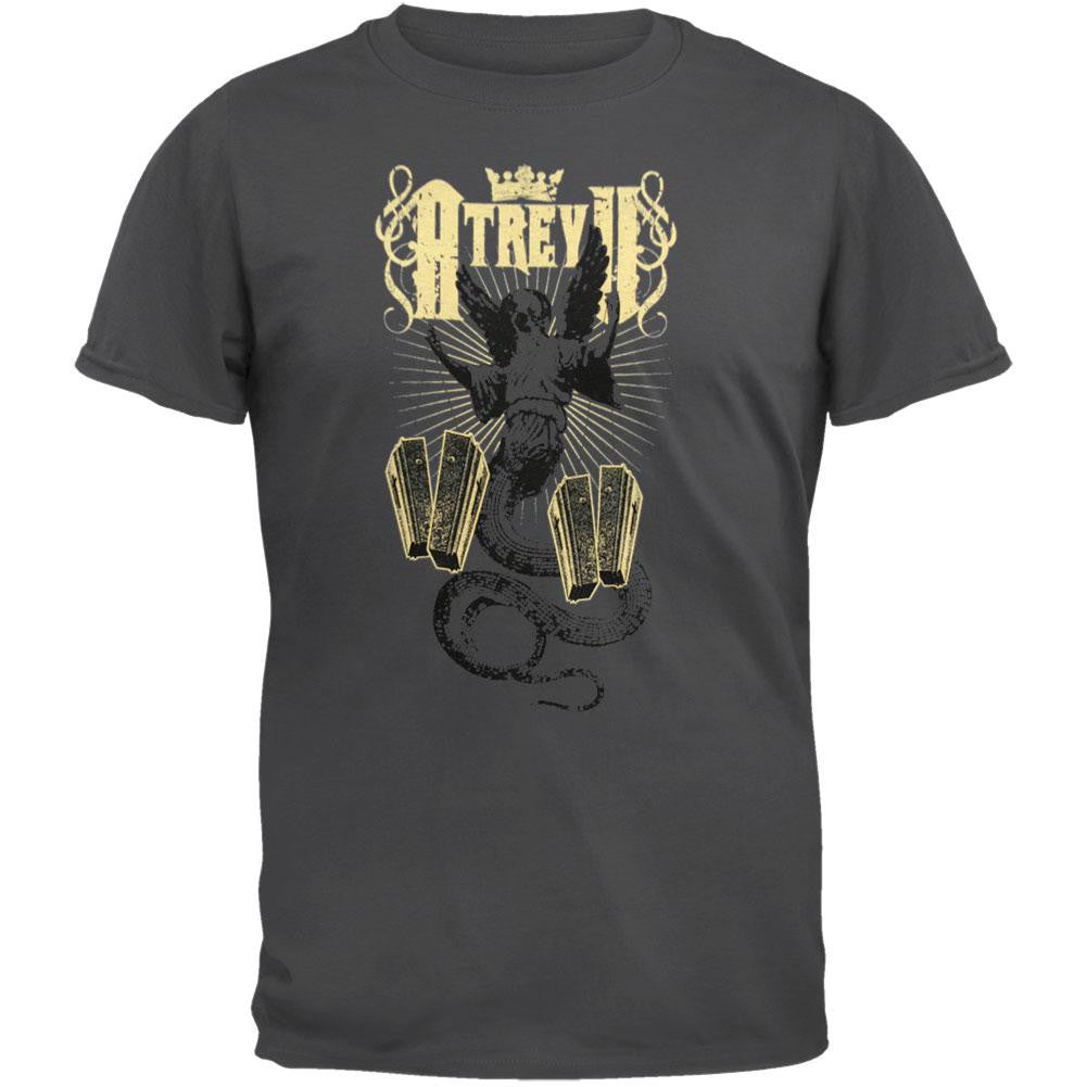 Atreyu - Coffin Master Youth T-Shirt Youth T-Shirts Atreyu SM Grey 