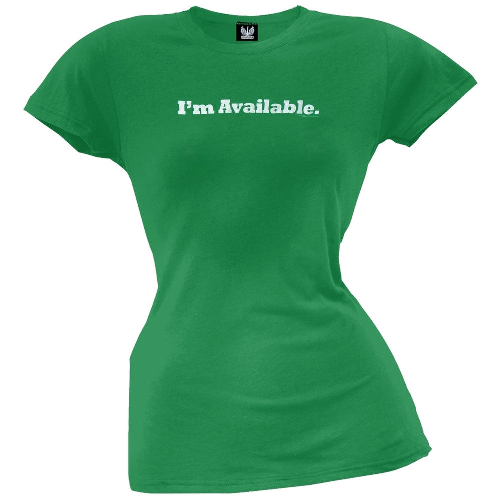 I'm Available - Juniors T-Shirt Juniors T-Shirts Old Glory   