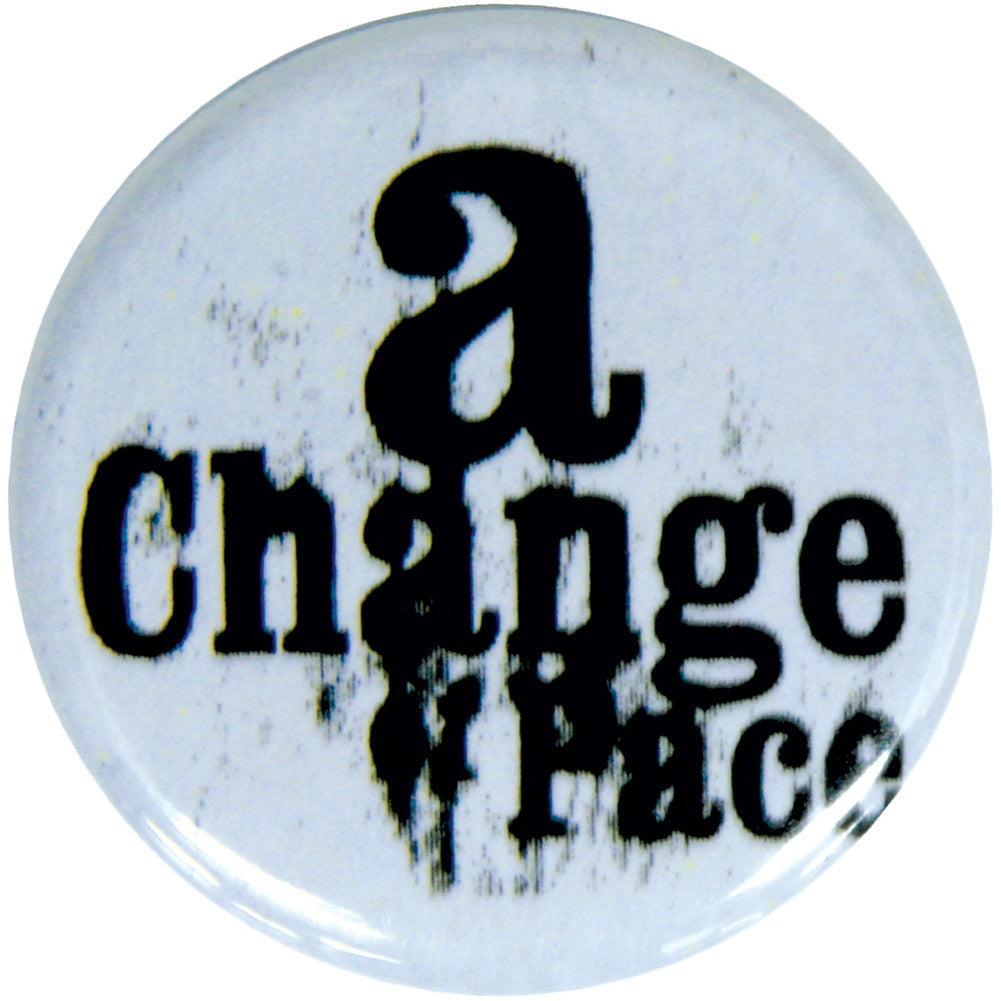 A Change Of Pace - Logo Button Buttons Old Glory OS Light Blue 