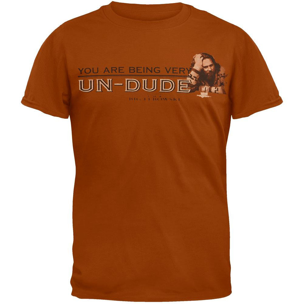 Big Lebowski - Being Undude Mens T-Shirt Men's T-Shirts The Big Lebowski SM  