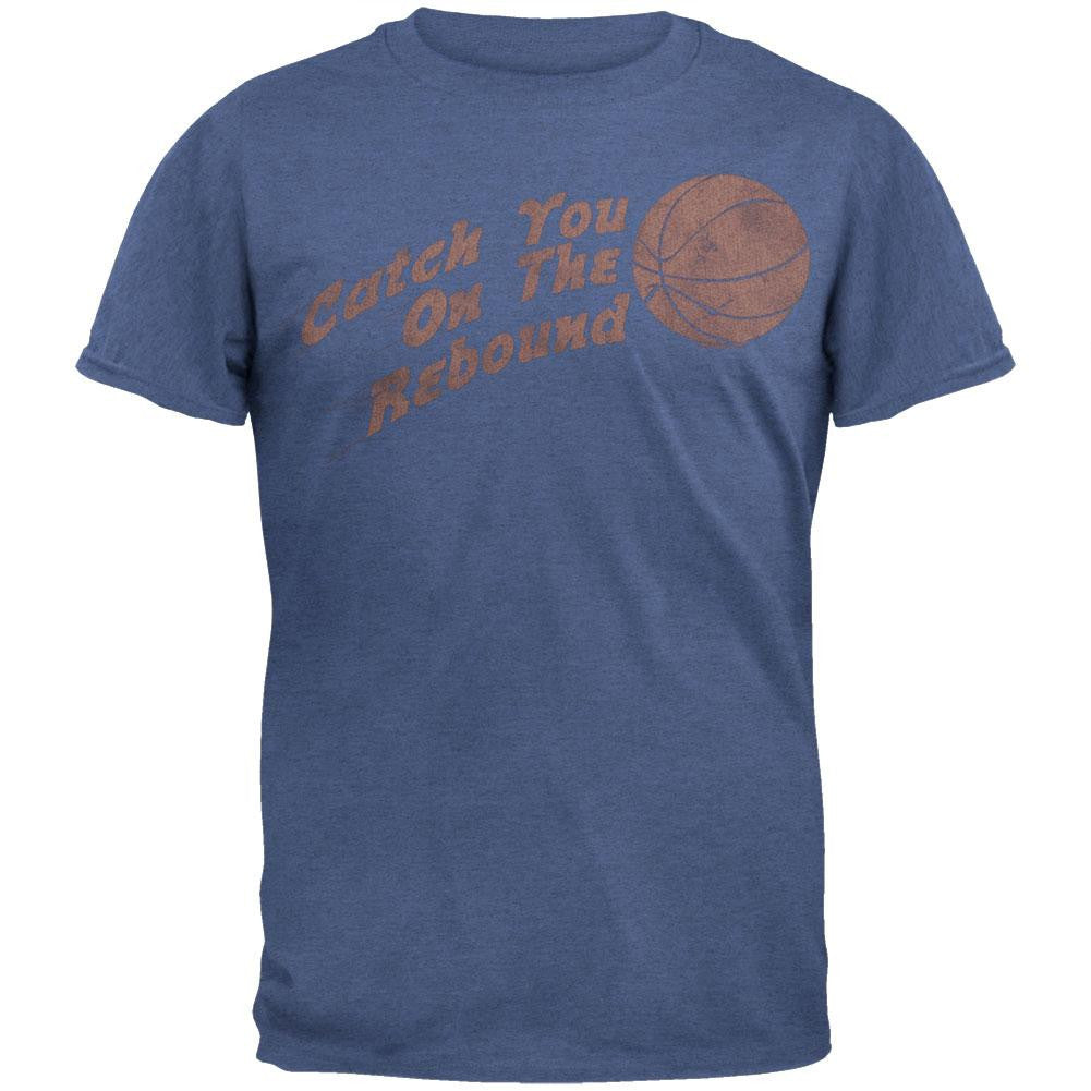 Catch You On The Rebound T-Shirt Men's T-Shirts Old Glory LG Blue 