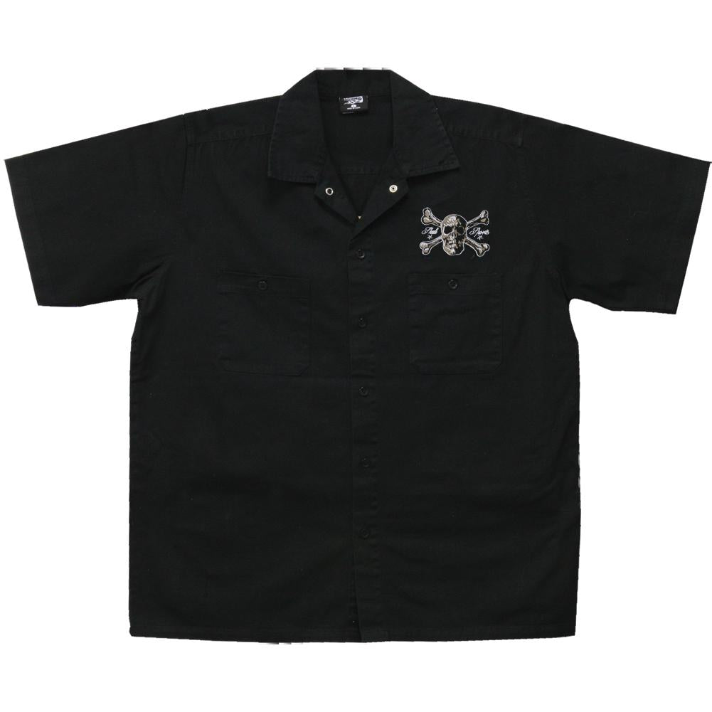 King Kerosin - Hot Ride Work Black Adult T-Shirt Men's Work Shirts King Kerosin   