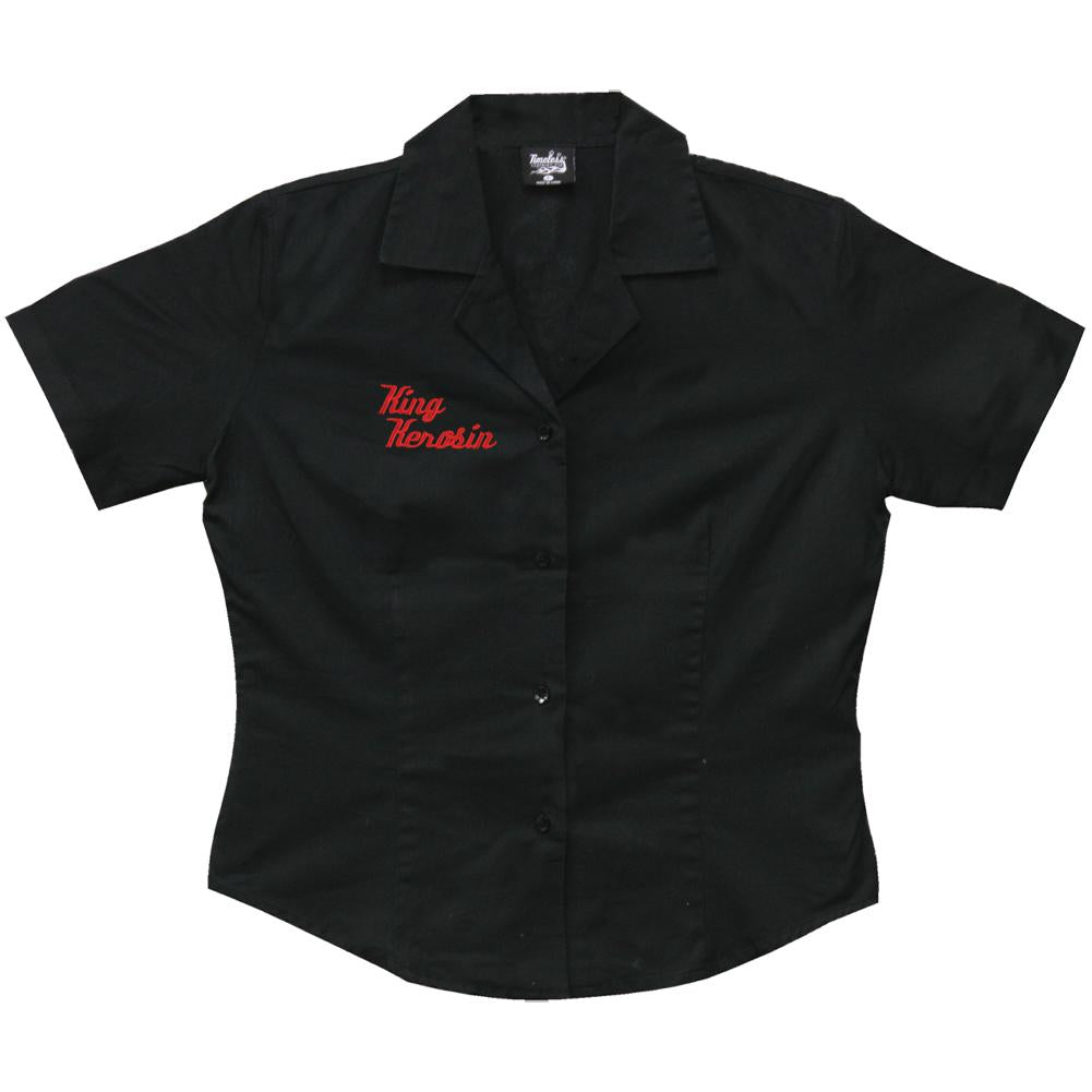 King Kerosin - Girls On Dagger Ladies Work Shirt Women's Work Shirts King Kerosin   