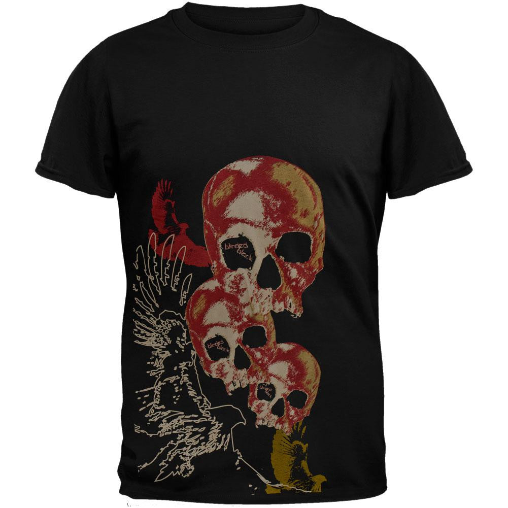 Blinded Black - Skelton Collage T-Shirt Men's T-Shirts Blinded Black LG Black 