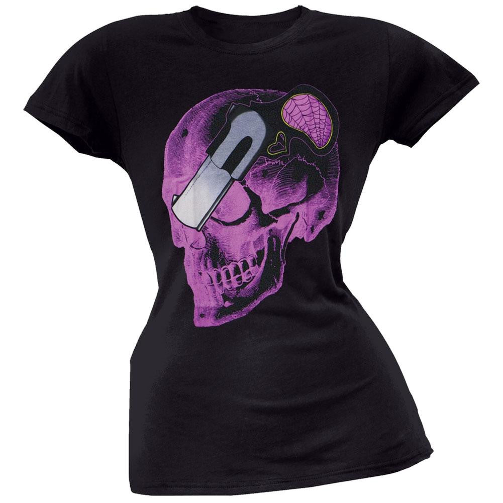 Level 27 - Girls Like Guns Juniors T-Shirt Juniors T-Shirts Level 27 LG Black 