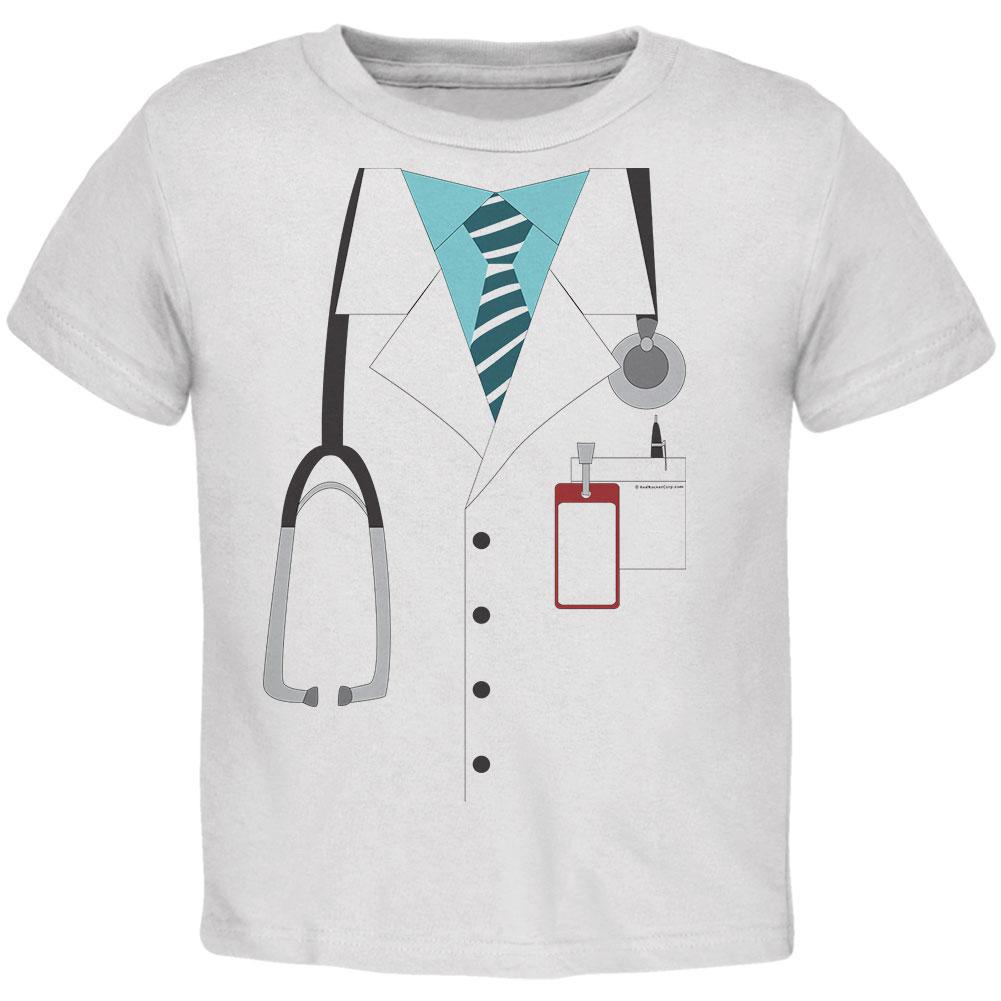 Halloween Doctor Costume Toddler T-Shirt Toddler T-Shirts Old Glory   