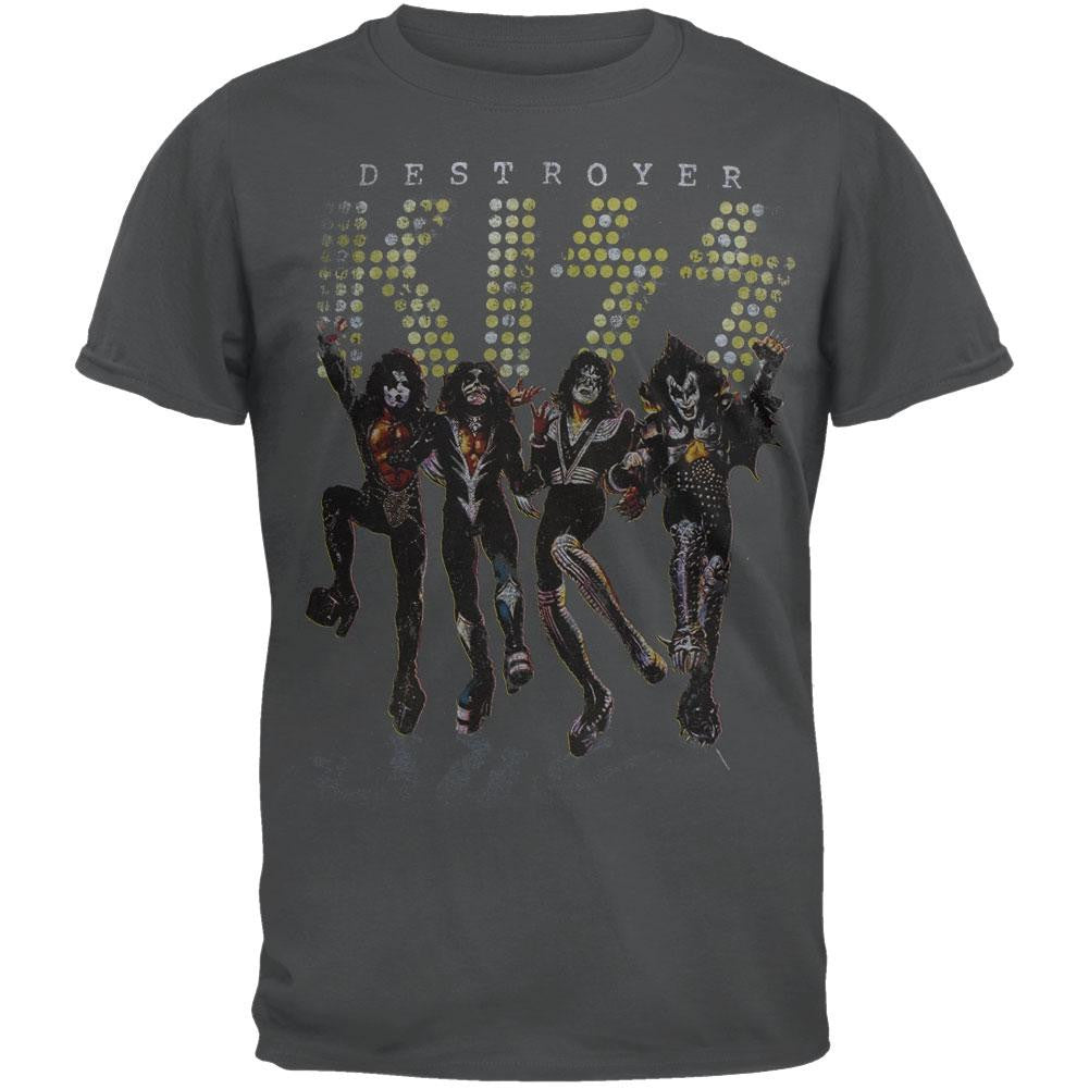 Kiss - 30 Years T-Shirt Men's T-Shirts Kiss SM Grey 