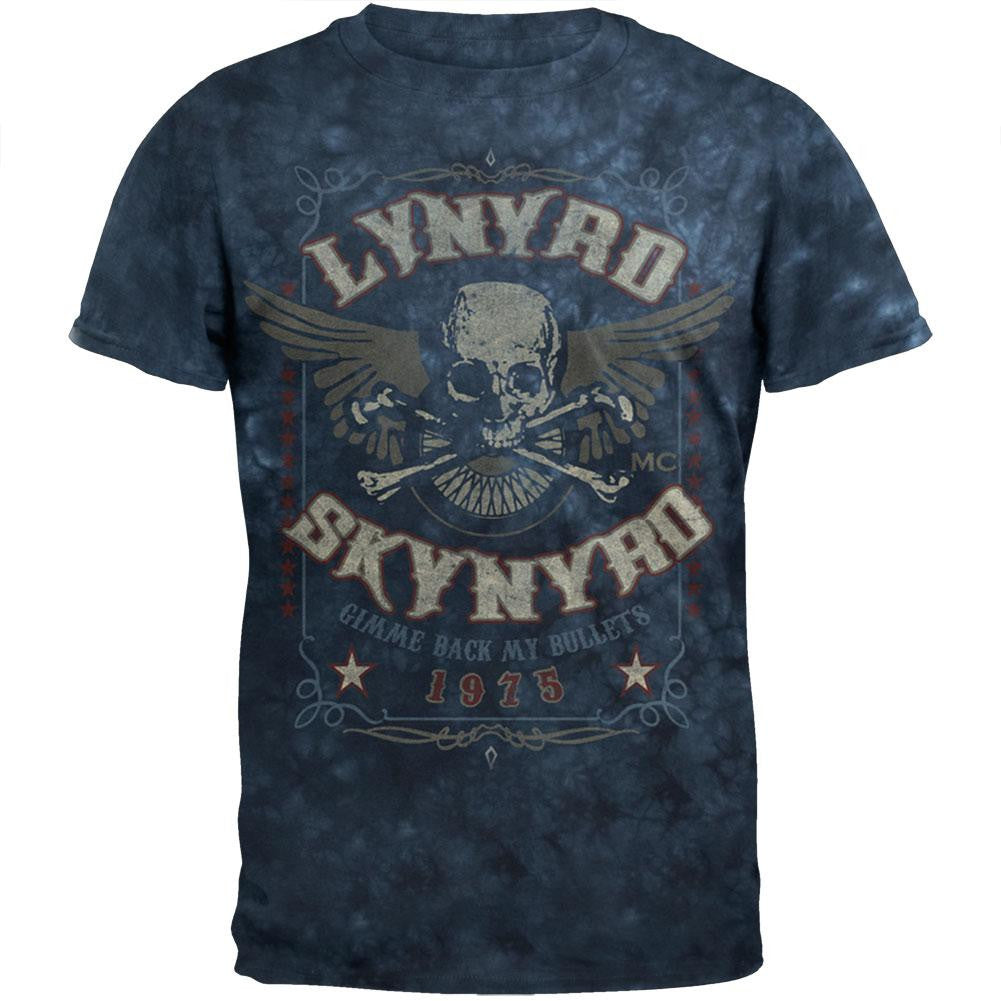 Lynyrd Skynyrd - Gimme Back Tie Dye T-Shirt Men's T-Shirts Lynyrd Skynrd SM Blue 