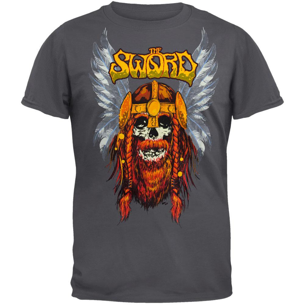 The Sword - Mask Youth T-Shirt Youth T-Shirts The Sword LG Grey 