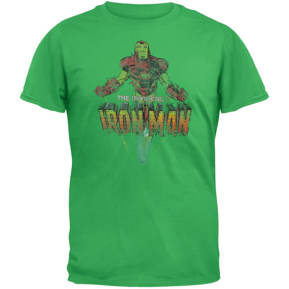 Iron Man - Lift Off Soft T-Shirt Men's T-Shirts Iron Man 2XL Green 