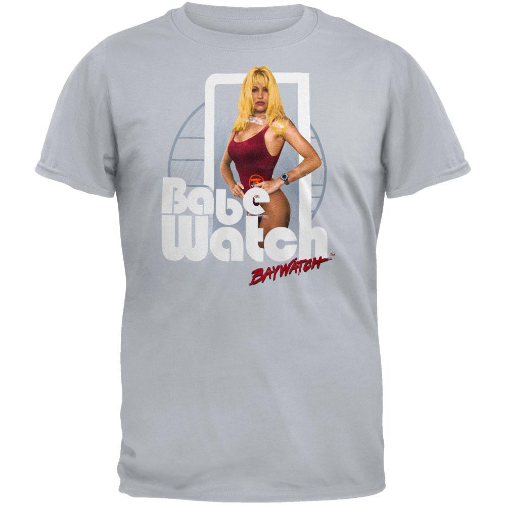 Baywatch - Babewatch Soft T-Shirt Men's T-Shirts Baywatch XL Grey 