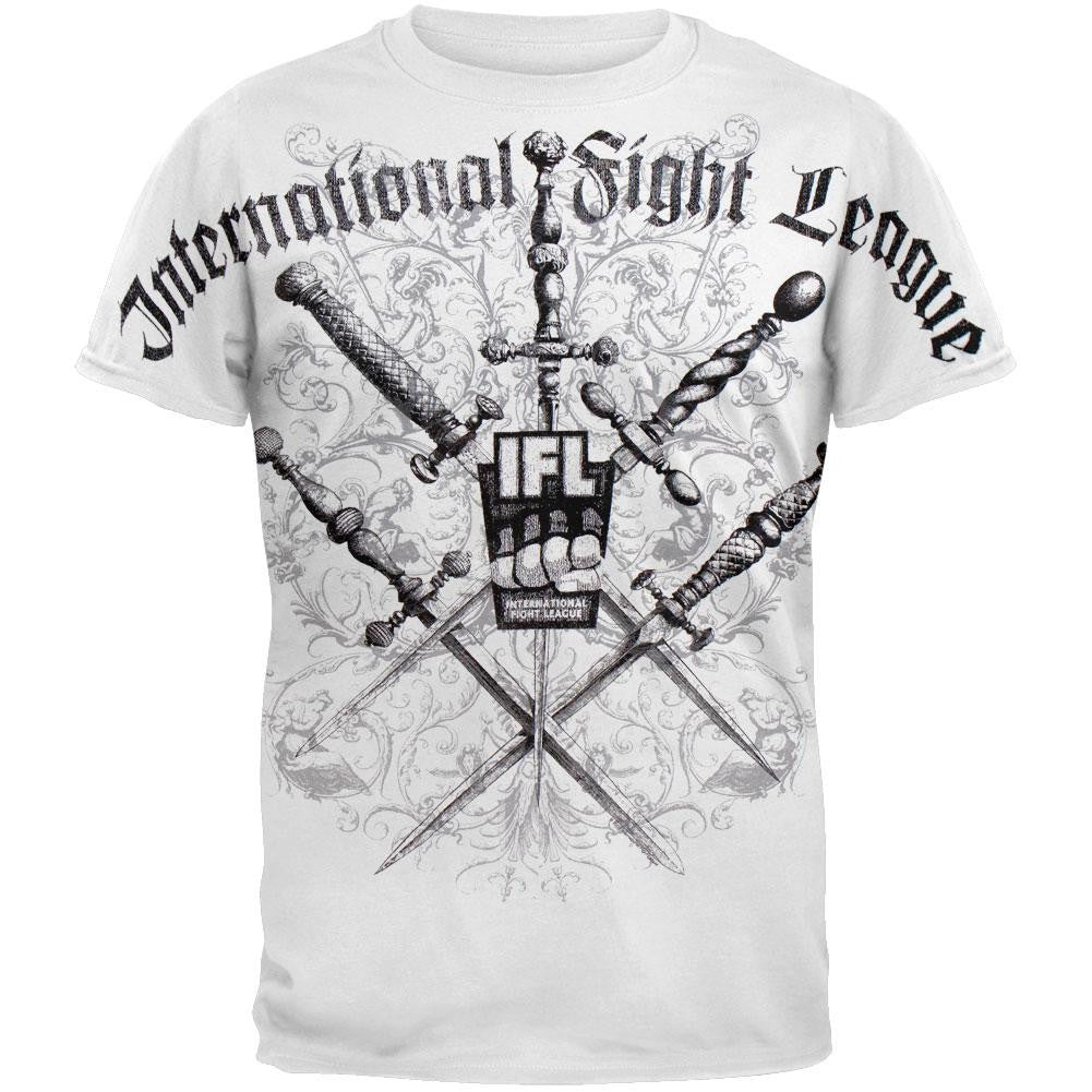 International Fight League - Daggers T-Shirt Men's T-Shirts International Fight League 2XL White 