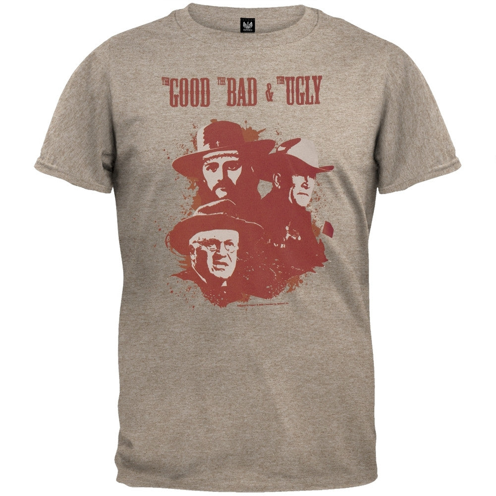 Good Bad & Ugly - 3 Men Logo T-Shirt Men's T-Shirts Political   