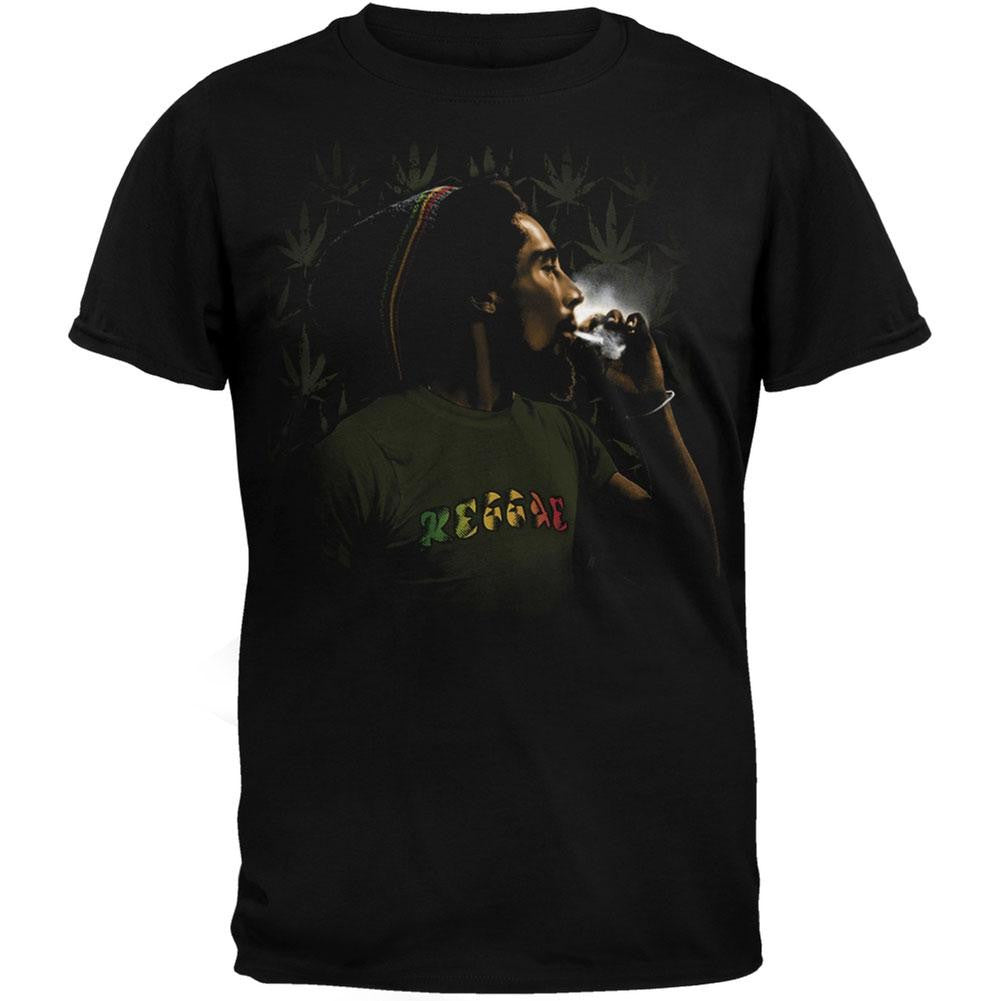 Bob Marley - Reggae T-Shirt Men's T-Shirts Bob Marley SM Black 