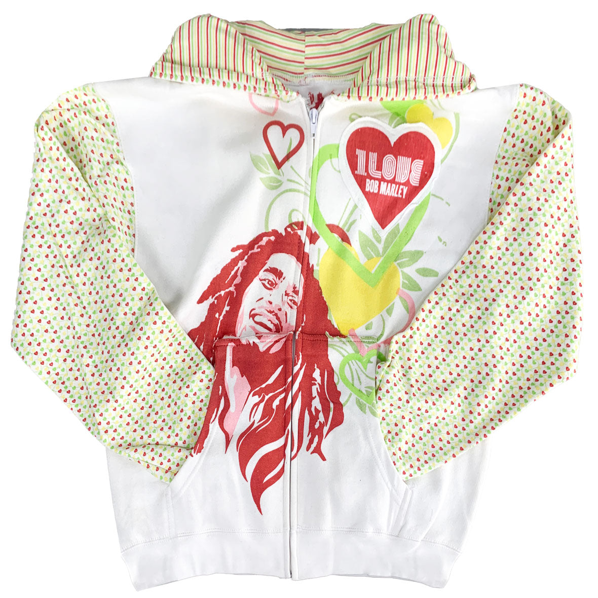 Bob Marley Love Juniors Zip Hoodie Juniors Hoodies Bob Marley   