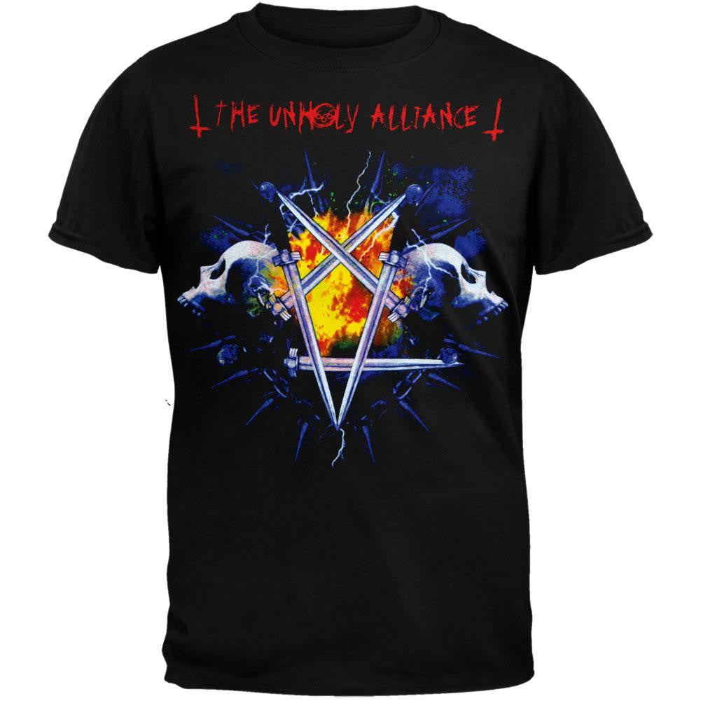 Slayer - Unholy Alliance T-Shirt Men's T-Shirts Slayer 2XL Black 