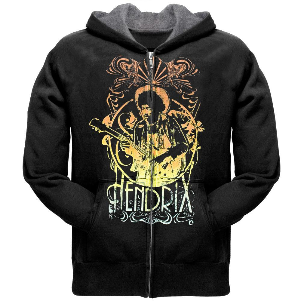 Jimi Hendrix - Jammin Black Zip Hoodie Men's Hoodies Jimi Hendrix 2XL Black