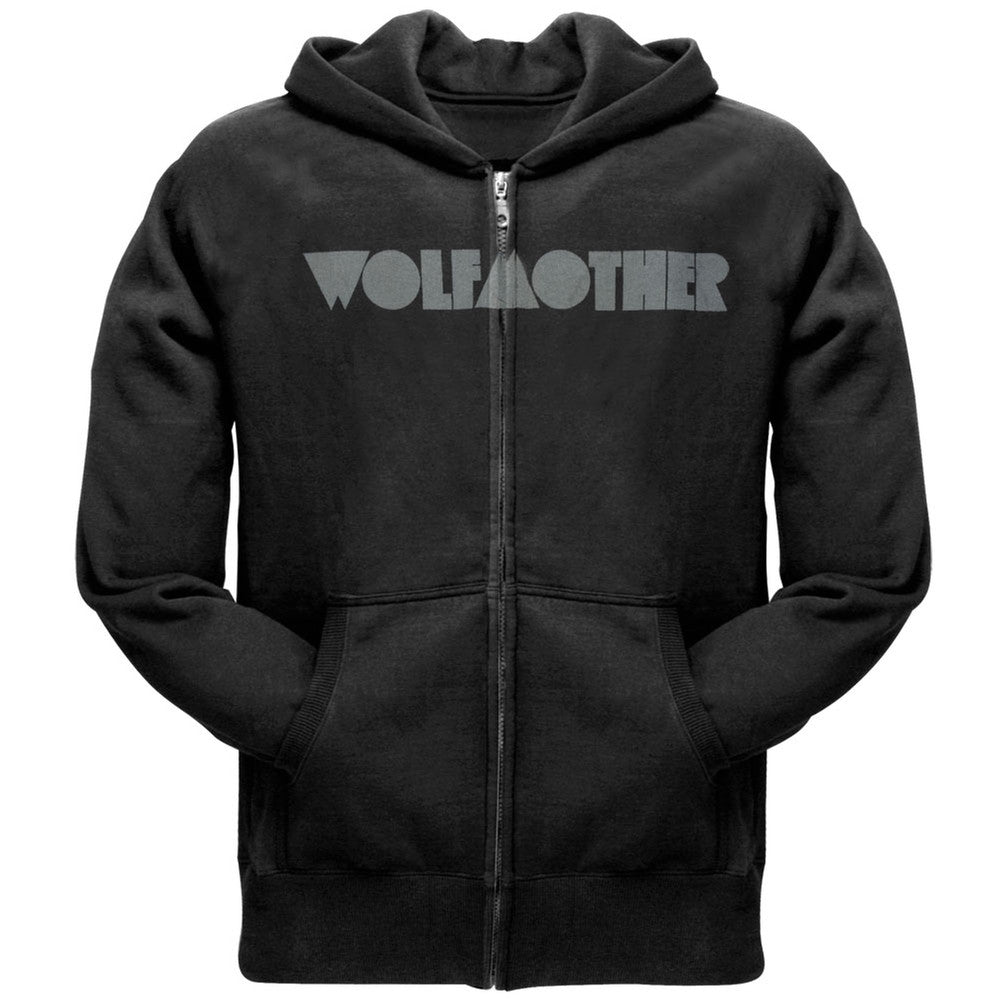 Wolfmother - Flaming Wolf Zip Hoodie Men's Hoodies Wolfmother   