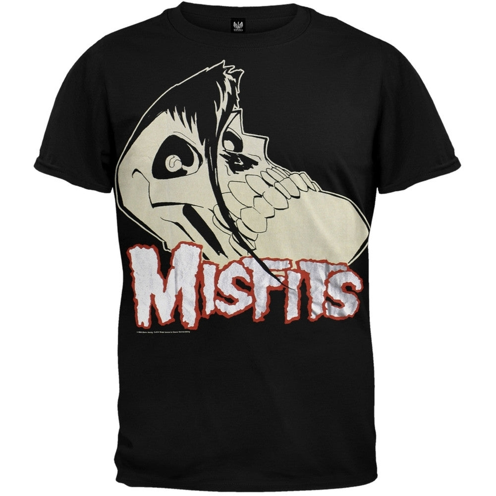 Misfits - Large Skull Logo Foil T-Shirt Men's T-Shirts Misfits   