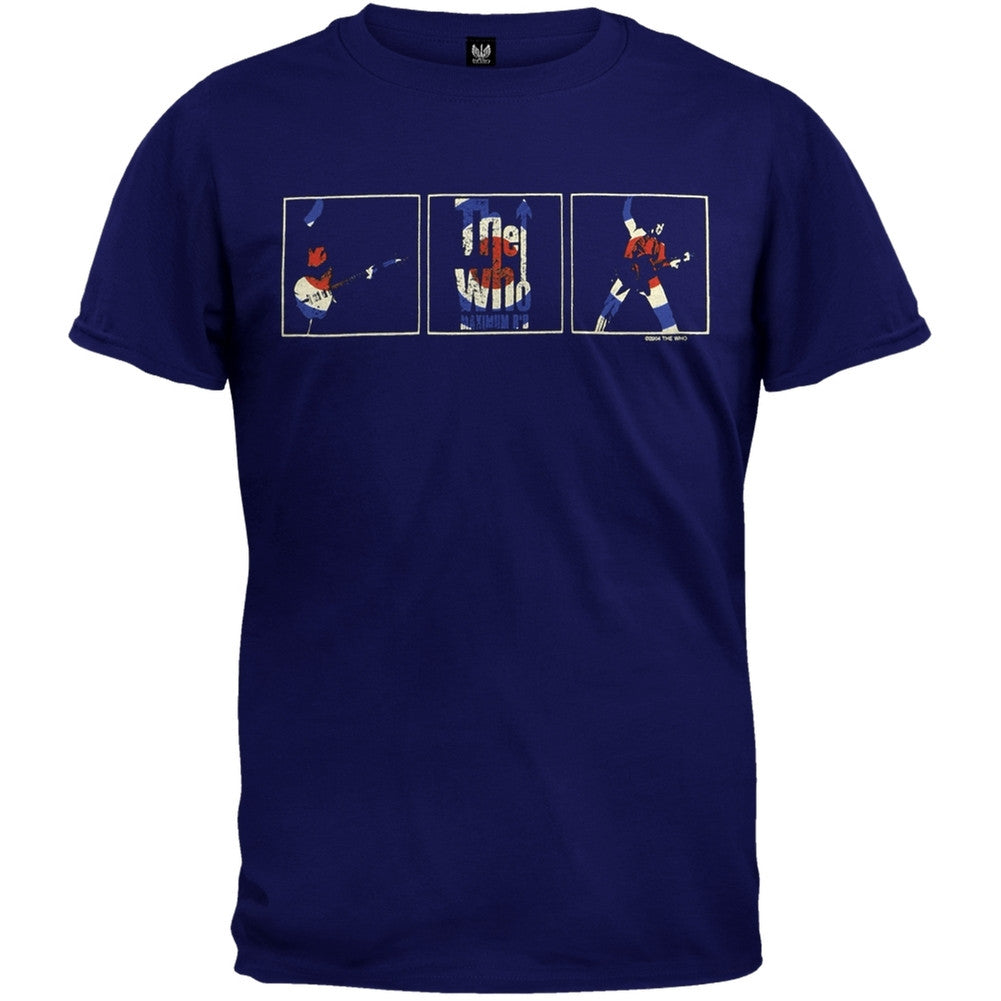 The Who - Panels T-Shirt Men's T-Shirts The Who 2XL Dark Blue 