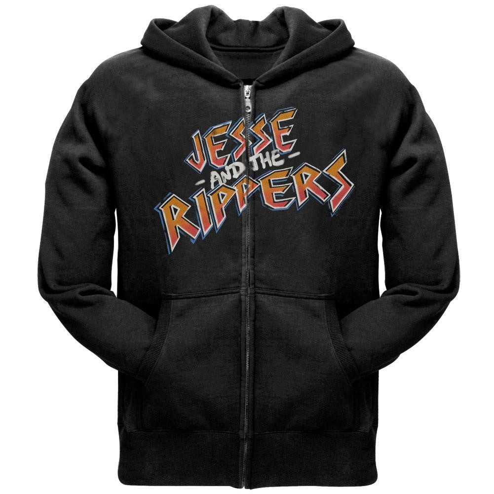 Full House - Jesse & Rippers Zip Hoodie Men's Hoodies Full House MD Black