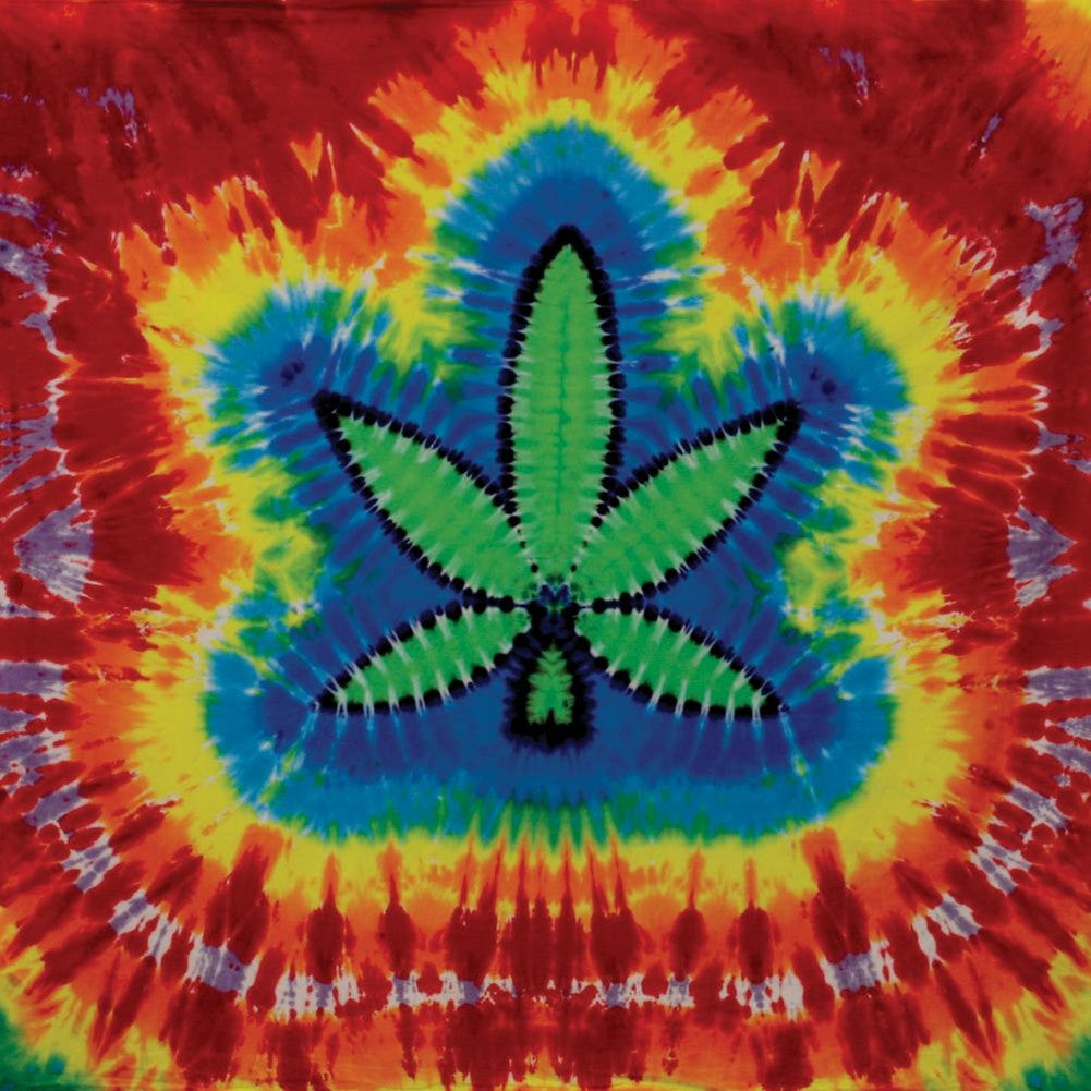 Pot Leaf Tie Dye Tapestry Tapestries Old Glory   