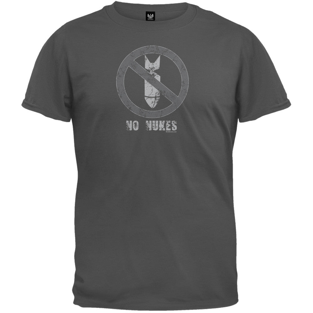 No Nukes Organic T-Shirt Men's T-Shirts Old Glory   