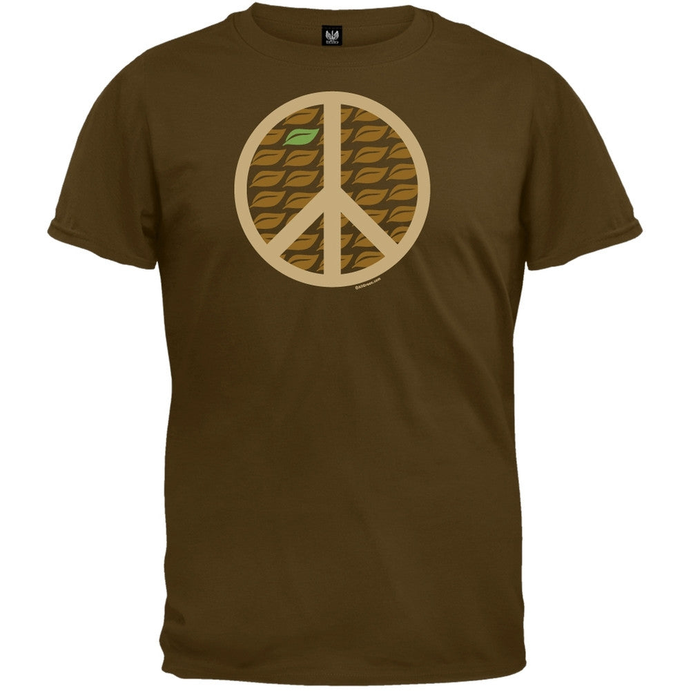 Peace Sign Organic T-Shirt Men's T-Shirts Old Glory   