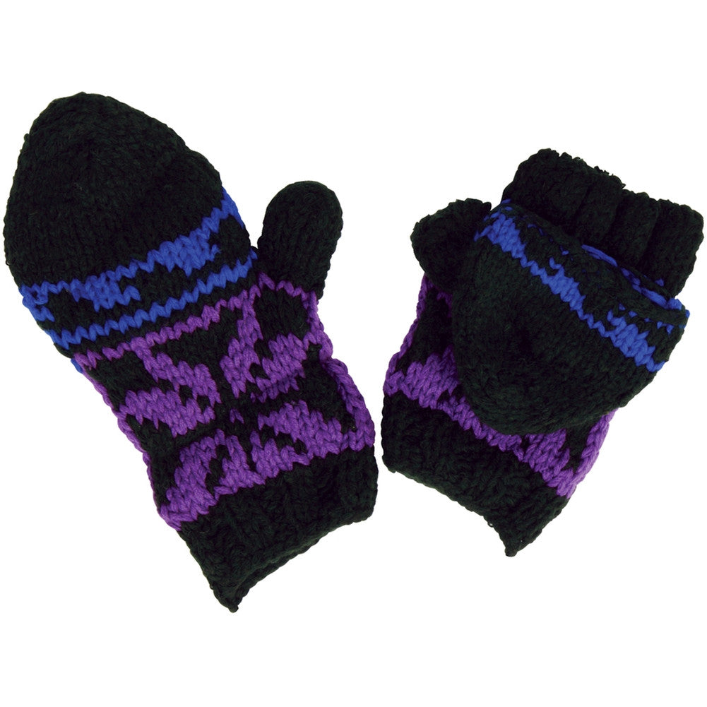 Fingerless Knitted Gloves/Mittens Knit Mittens Old Glory   