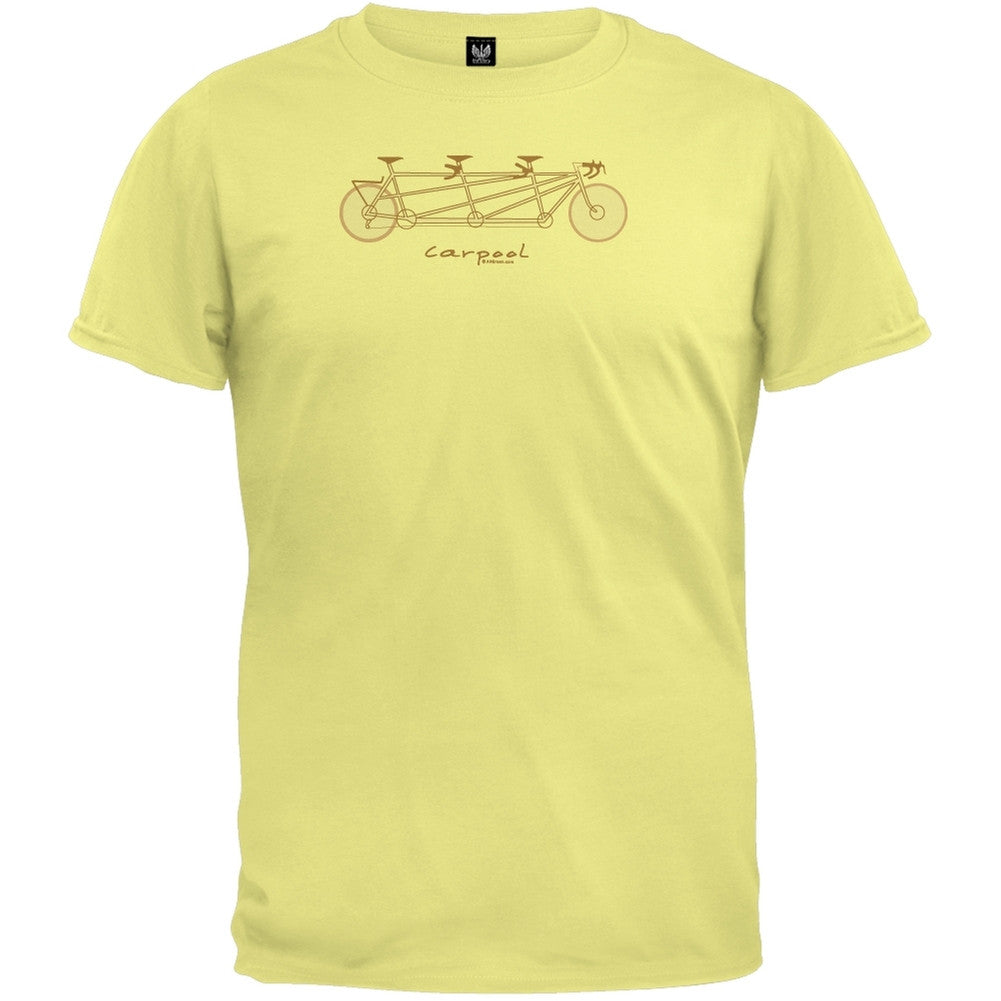 Carpool Organic T-Shirt Men's T-Shirts Old Glory SM Yellow 