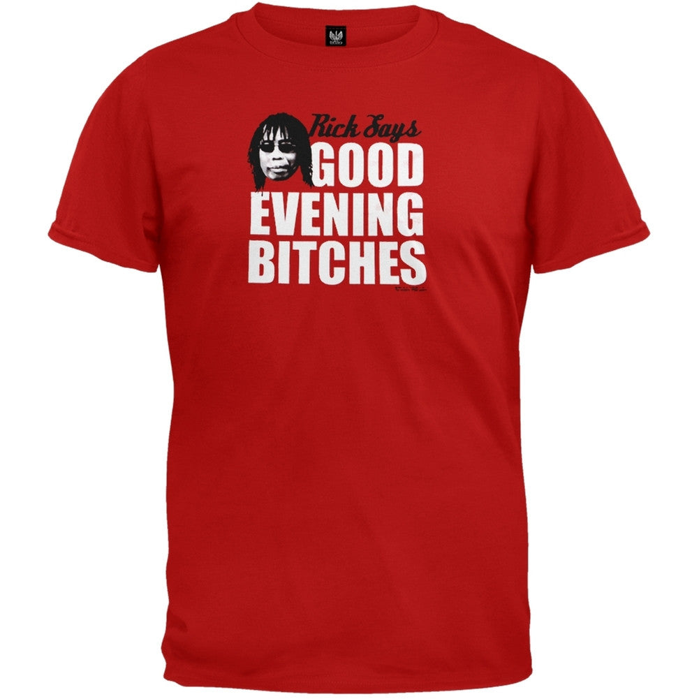 Rick James - Good Evening Bitches T-Shirt Men's T-Shirts Rick James   