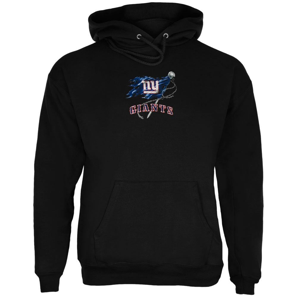 New York Giants - Flag Running Back Hoodie Men's Hoodies New York Giants 2XL Black 