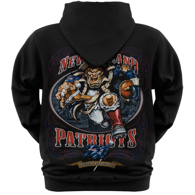 New England Patriots - Running Back Long Sleeve Hoodie Men's Hoodies New England Patriots   