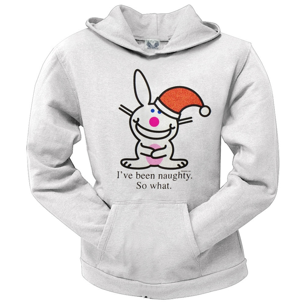 Happy Bunny - I've Been Naughty Juniors Hoodie Juniors Hoodies Happy Bunny   