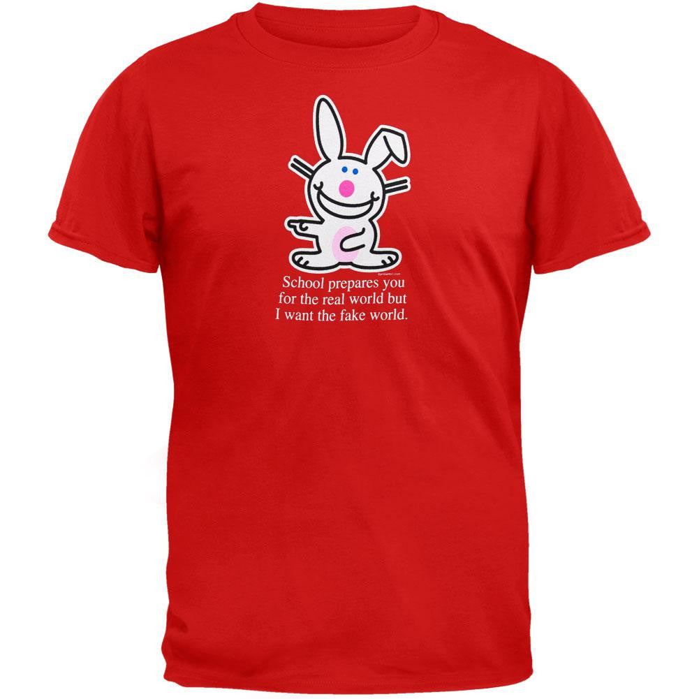 Happy Bunny - School Prepares T-Shirt Men's T-Shirts Happy Bunny SM Red 