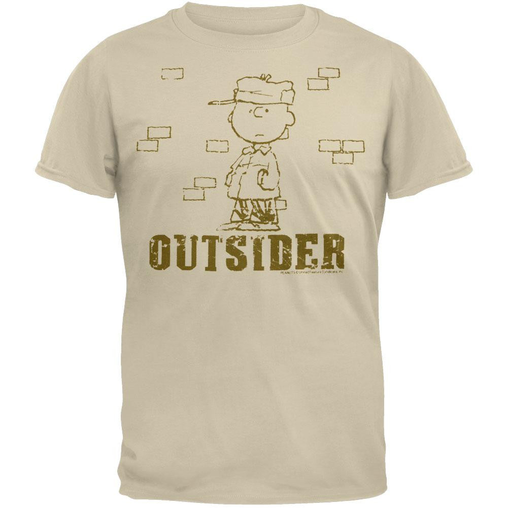 Peanuts - Outsider T-Shirt Men's T-Shirts Peanuts LG Off-White 