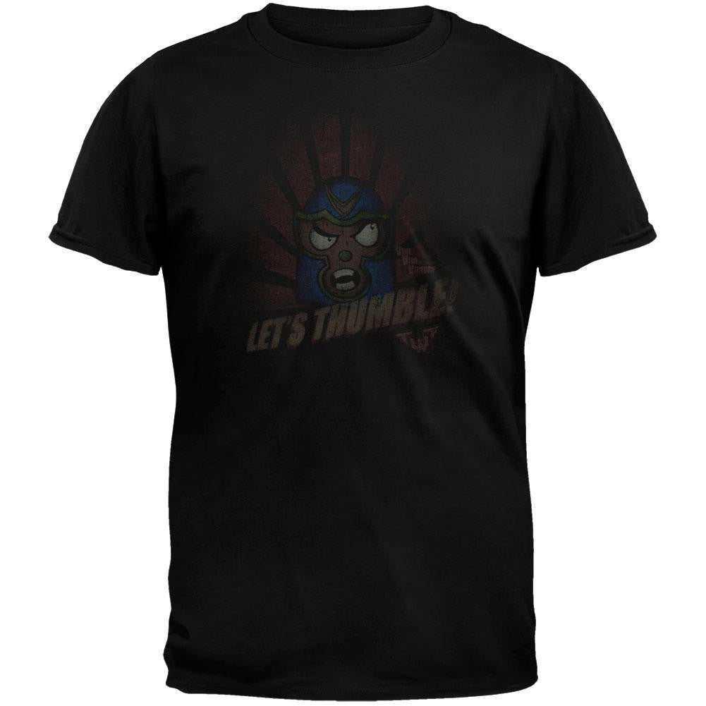 Thumb Wrestling - Lets Thumble T-Shirt Men's T-Shirts Thumb Wrestling LG Black 